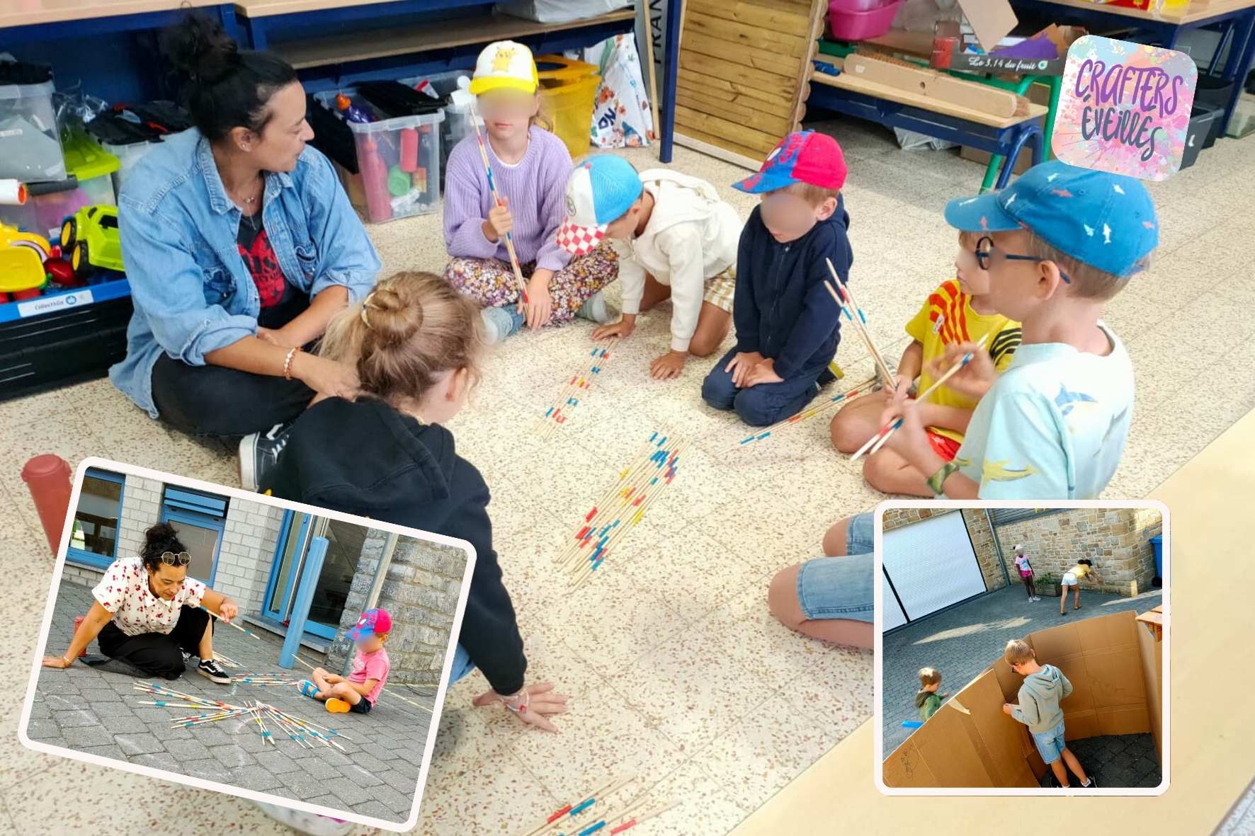 Jeux de société, coopération, réflexion,