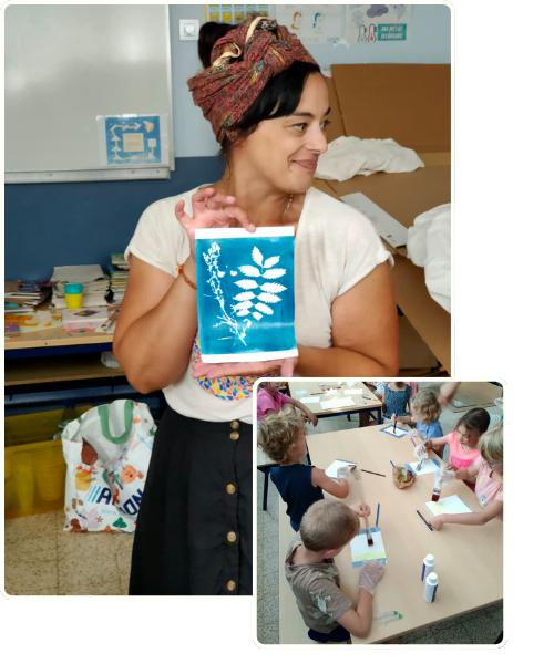 Kiff&Sens-ateliers-artistiques-créatifs-Namur Enfants en art-thérapie explorant leurs émotions par la peinture