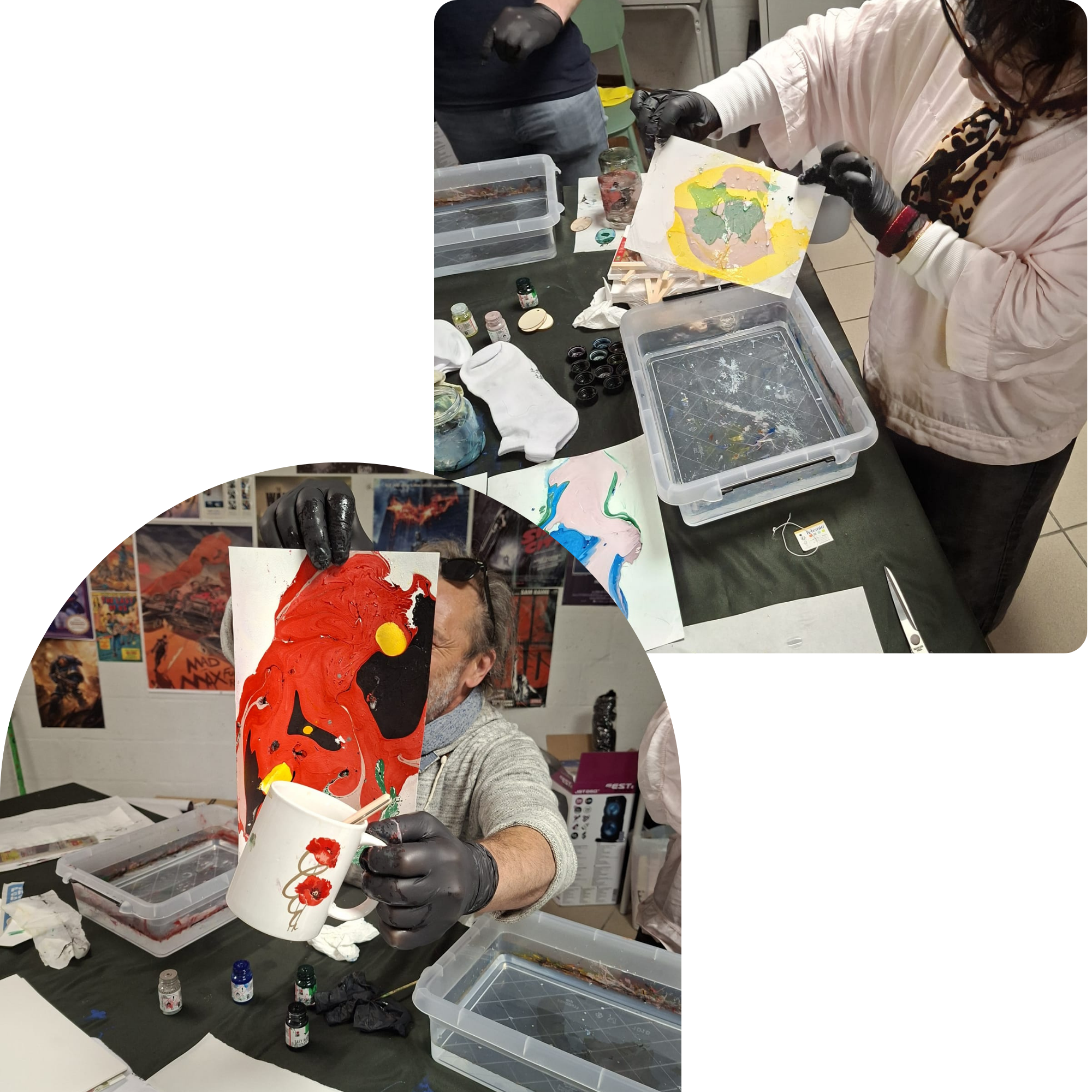 Kiff&Sens propose des ateliers marbling