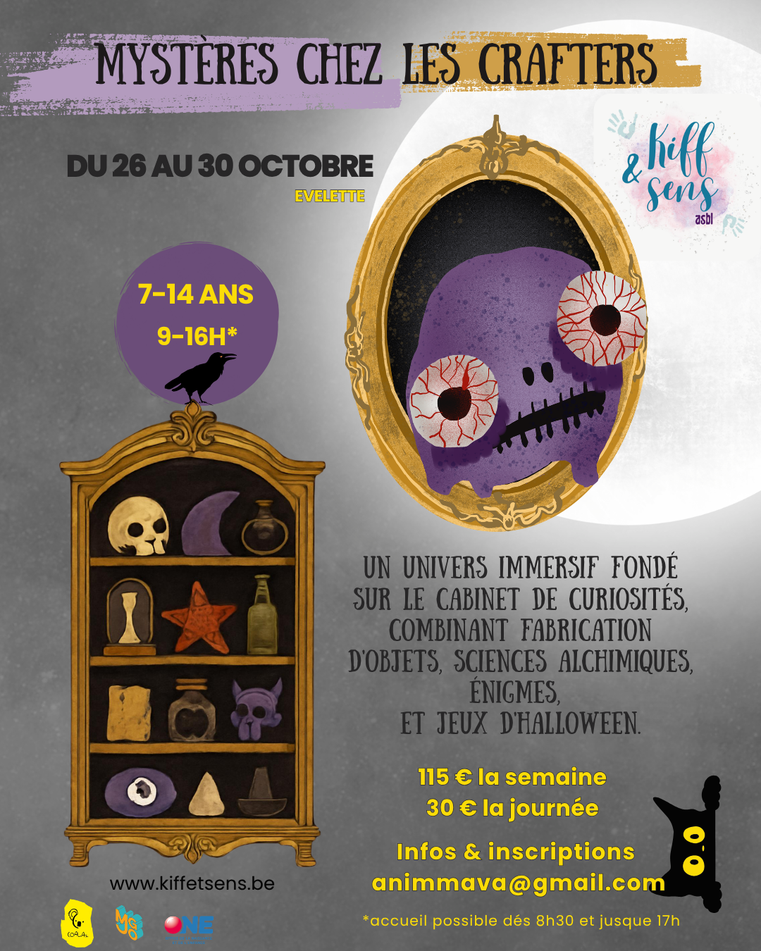 Kiff&Sens asbl propose un stage d'automne à Evelette pour les enfants de 7 à 14 ans